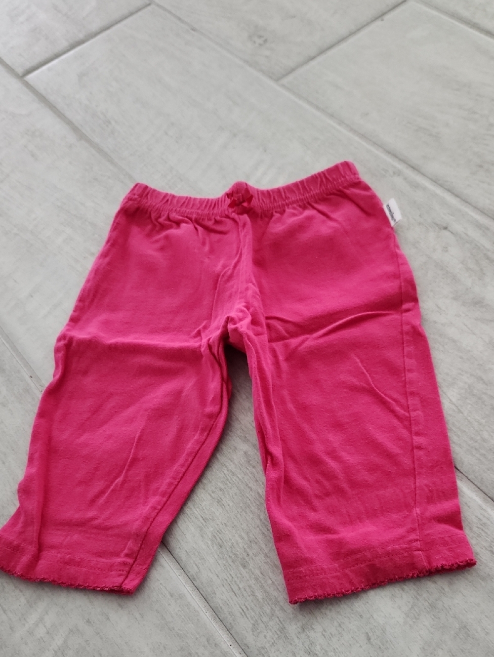 Bright Pink Toddler Cotton Pants